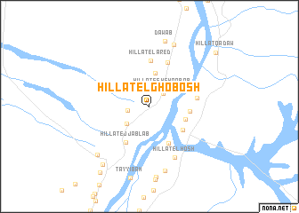 map of Hillat el Ghobosh