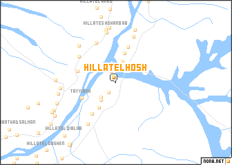 map of Hillat el Hosh