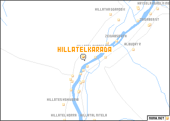 map of Hillat el Karada