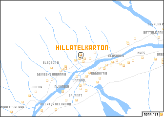 map of Hillat el Karton