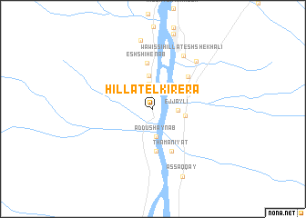 map of Hillat El Kirera