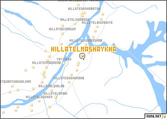 map of Hillat el Mashaykha