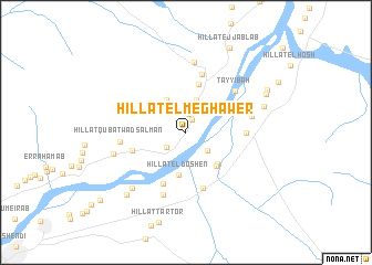 map of Hillat el Meghawer