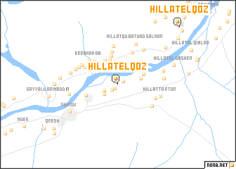 map of Hillat el Qoz