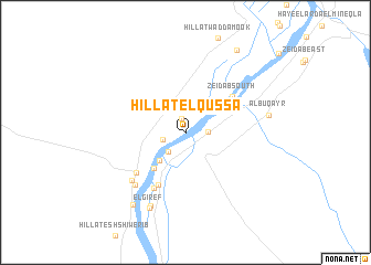 map of Hillat el Qussa