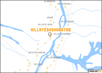 map of Hillat esh Shabatab