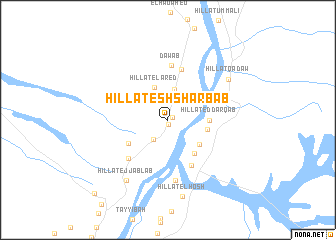 map of Hillat esh Sharbab