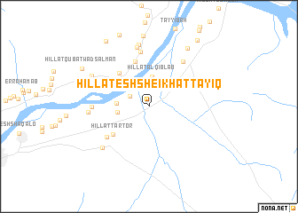 map of Hillat esh Sheikh Attayiq