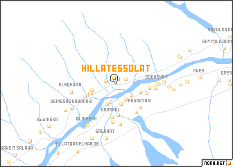 map of Hillat es Sol‘at