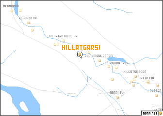 map of Hillat Garsi