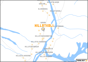 map of Hillat Kali