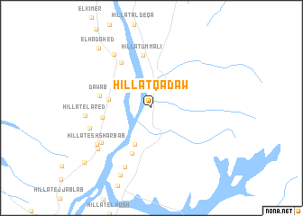 map of Hillat Qadaw