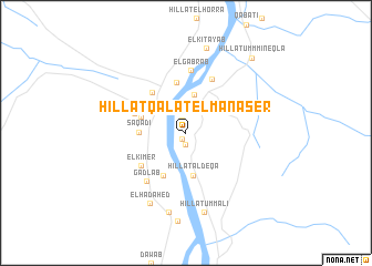 map of Hillat Qala‘t el Manaser
