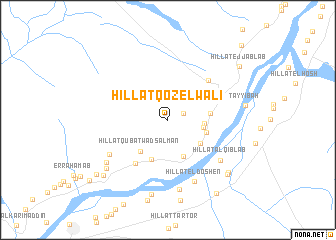 map of Hillat Qoz el Wali