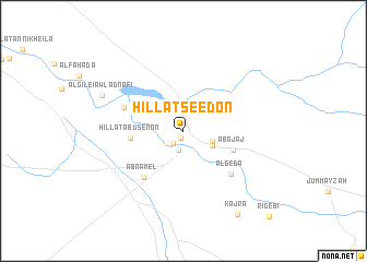 map of Hillat Seedon