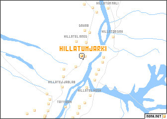 map of Hillat Um Jarki