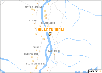 map of Hillat Umm Ali