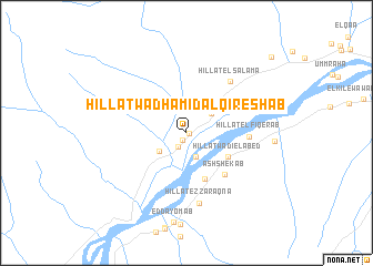 map of Hillat Wad Hamid al Qireshab
