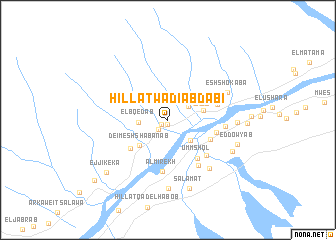 map of Hillat Wadi Ab Dabi