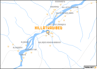 map of Hillat Wad ‘Ibed