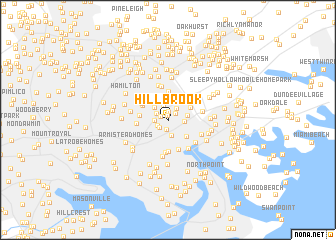 map of Hillbrook