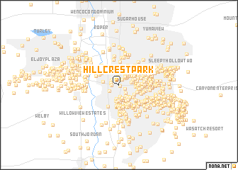 map of Hillcrest Park