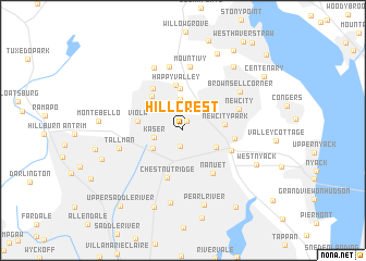 map of Hillcrest