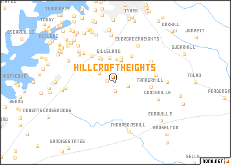 map of Hillcroft Heights