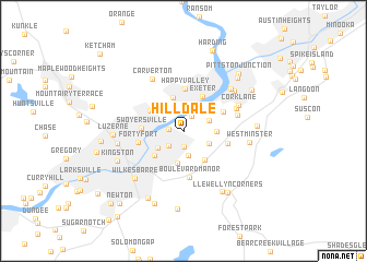 map of Hilldale