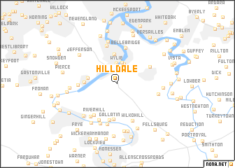 map of Hilldale