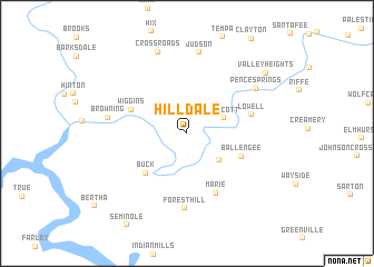 map of Hilldale