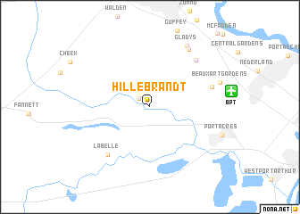 map of Hillebrandt