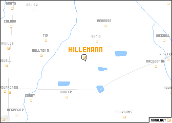 map of Hillemann