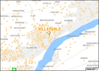 map of Hillendale