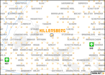 map of Hillensberg