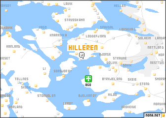 map of Hilleren