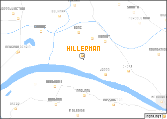 map of Hillerman