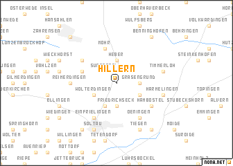 map of Hillern