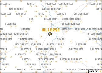 map of Hillerse