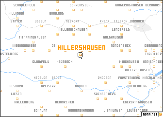 map of Hillershausen