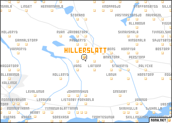 map of Hillerslätt