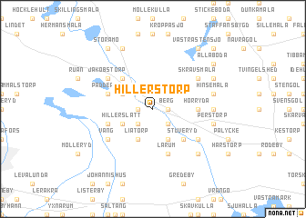 map of Hillerstorp