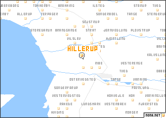 map of Hillerup