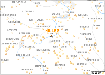 map of Hiller