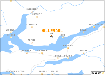 map of Hillesdal