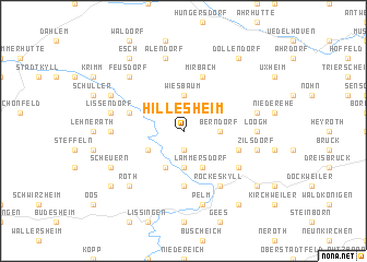 map of Hillesheim