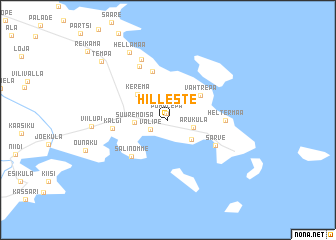 map of Hilleste