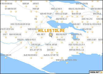 map of Hillestolpe