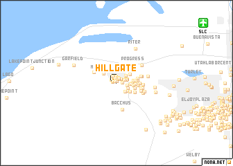 map of Hill Gate