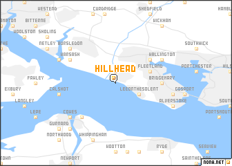 map of Hill Head